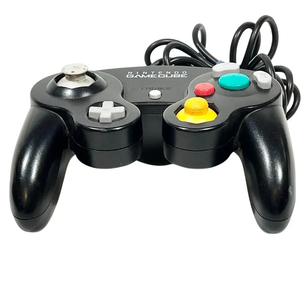 Nintendo GameCube Controller Black OEM DOL-003 GC Working